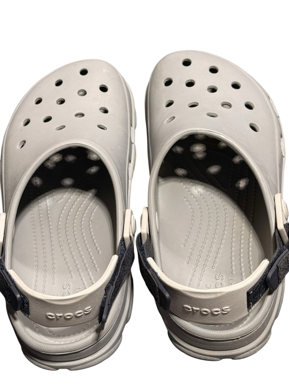 Crocs Classic All Terrain Clog Adjustable Strap Unisex Sz Men 7 Women 9 Grey - Picture 8 of 9